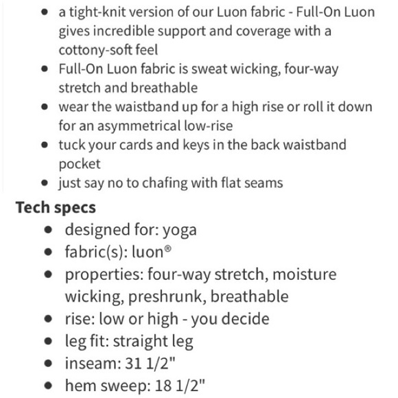 🍋Lululemon Tri Geo/Herringbone Reversible Tights 8 - Picture 8 of 9